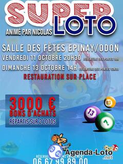 Photo du loto Super Loto animé par Nicolas