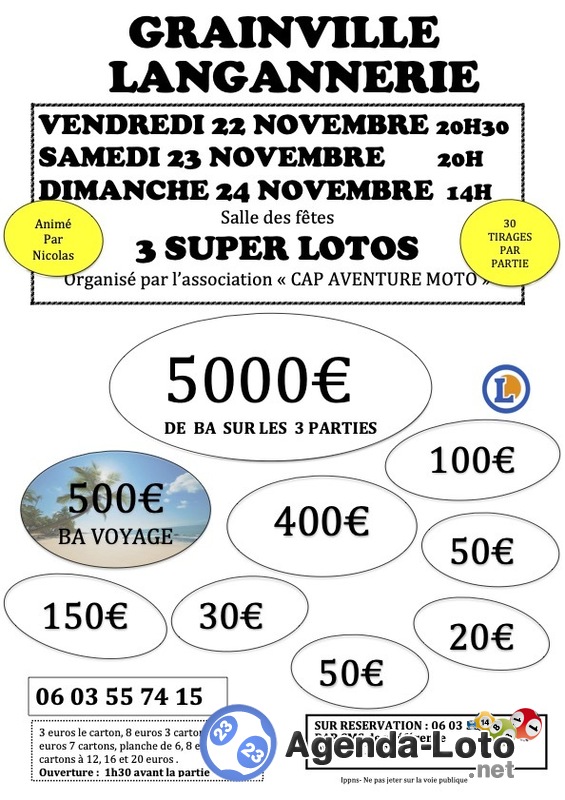 Super loto animé par Nicolas