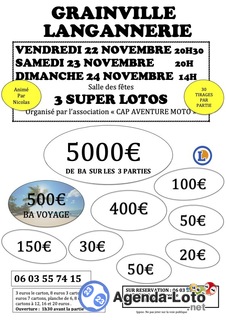 Photo du loto Super loto animé par Nicolas