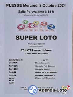 Photo du loto SUPER LOTO animé par Robert