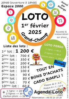 Photo du loto Super Loto animé par Solange