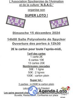 Photo du loto Super Loto 'A.S.A.C.'