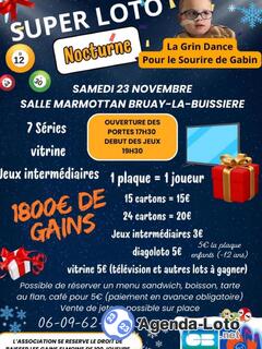 Photo du loto Super Loto Association POUR LE SOURIRE DE GABIN