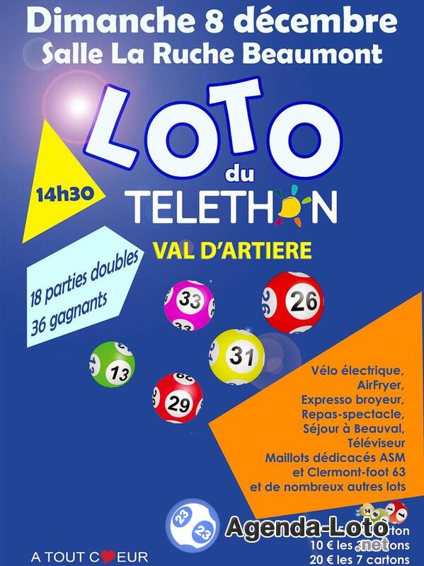 Super loto au profit du telethon