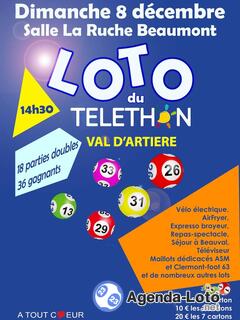 Photo du loto Super loto au profit du telethon