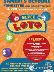 Super LOTO au profit de l'Association GRANDIR AVEC LEANE