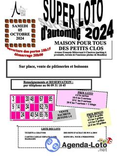 Photo du loto super loto d'automne 2024