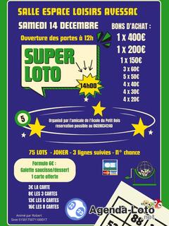 Photo du loto SUPER LOTO AVESSAC - animé par Robert