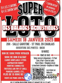 Photo du loto Super loto des balades acoustiques