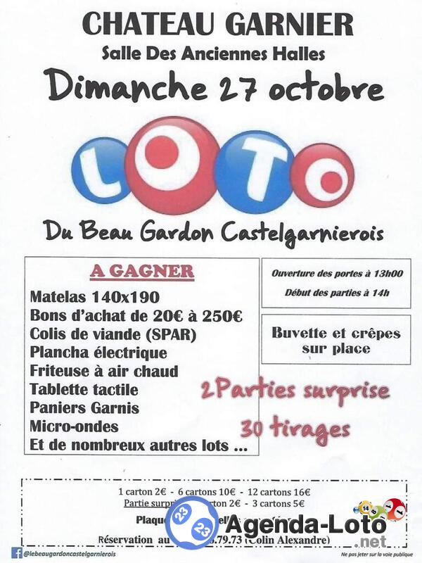 Super loto - Le Beau Gardon Castelgarnierois