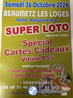 Photo du loto super loto à beaumetz les loges