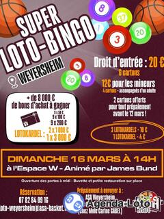 Photo du loto Super LOTO-BINGO animé par James BUND