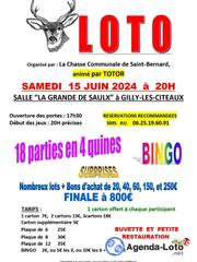 Photo du loto SUPER LOTO BINGO des chasseurs de St-Bernard animé par TOTOR