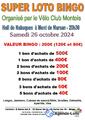 Photo Super loto bingo du velo club montois à Mont-de-Marsan