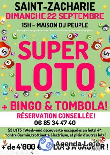 Photo du loto Super loto bingo tombola