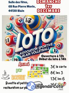 Photo du loto Super Loto de Blain VolleyBall - Animé par Robert