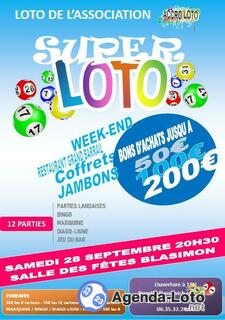 Photo du loto Super loto blasimon