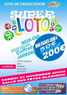 Photo du loto Super loto blasimon