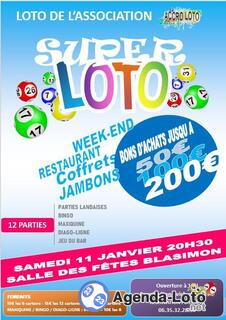 Photo du loto Super loto blasimon