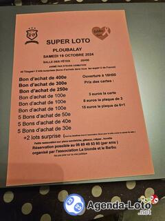 Photo du loto super loto La blonde et le Barbu et contre le cancer du sein