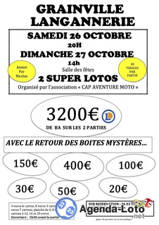 Photo du loto Super loto boites mysteres animé par nicolas