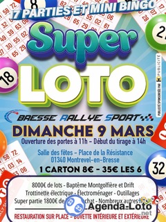 Photo du loto Super loto bresse rallye sport