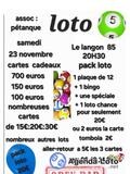 Super loto cartes cadeaux et lots. ( franck animation) .