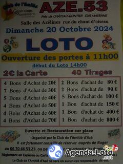 Photo du loto Super loto club de l amitié par JOCE animation