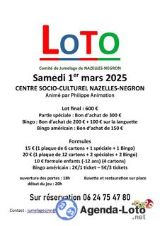 Photo du loto Super loto comite de jumelage anime par philippe animation