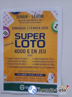 Photo du loto Super Loto Dame de Coeur Dinan animé: Dom Animation