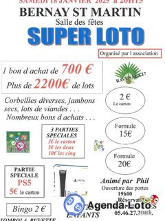 Photo du loto Super loto de debut d'annee