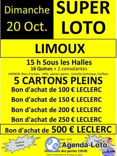 Photo du loto Super LOTO Dim. 20 octobre 15h