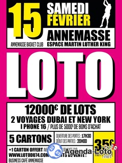 Photo du loto Super loto du basket club d Annemasse