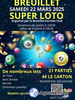 Photo du loto Super loto du breuillet escrime club