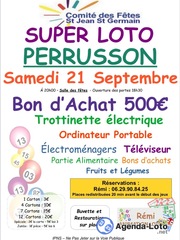 Photo du loto Super Loto du CdF de St Jean St Germain animé par Rémi