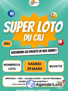 Photo du loto Super loto du centre d'animation jeunesse de Roquettes