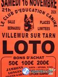 Super Loto du Club d'éducation Canine de Villemur