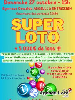 Photo du loto Super loto du Club Taurin d'Entressen