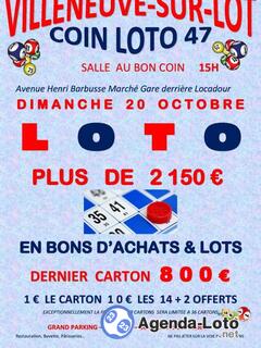 Photo du loto Super loto du coin loto 47