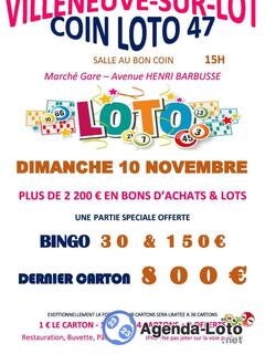 Photo du loto Super loto du coin loto 47