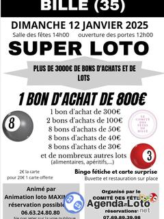 Photo du loto Super loto du comité des fêtes