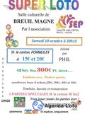 Photo super loto du comité des fêtes à Breuil-Magné