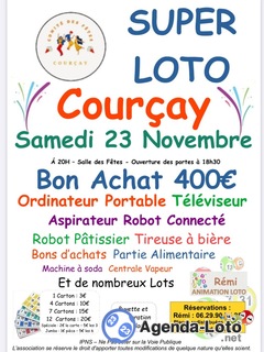 Photo du loto Super Loto du Comité des fêtes animé par Rémi