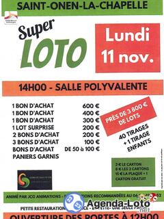 Photo du loto Super loto du Comité des Fêtes de St Onen avec JCO