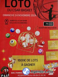 Photo du loto Super loto du CSAR Basket