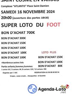 Photo du loto Super loto du foot