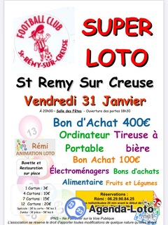 Photo du loto Super loto du Foot animé par Rémi