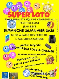 Photo du loto Super loto du foyer rural et laïque de velorgues au profit