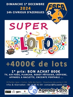 Photo du loto Super loto du fsca