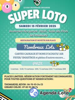 Photo du loto Super loto du GAS CROISMARE